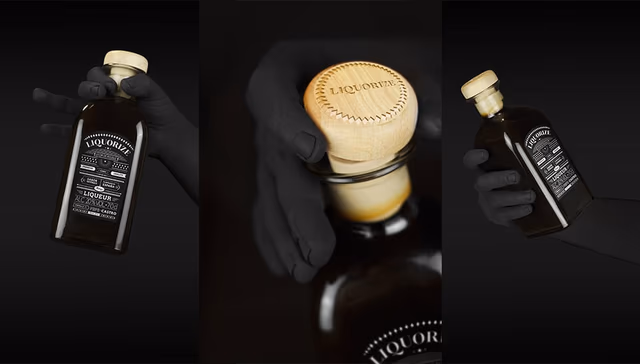 Diseño de etiqueta y botella