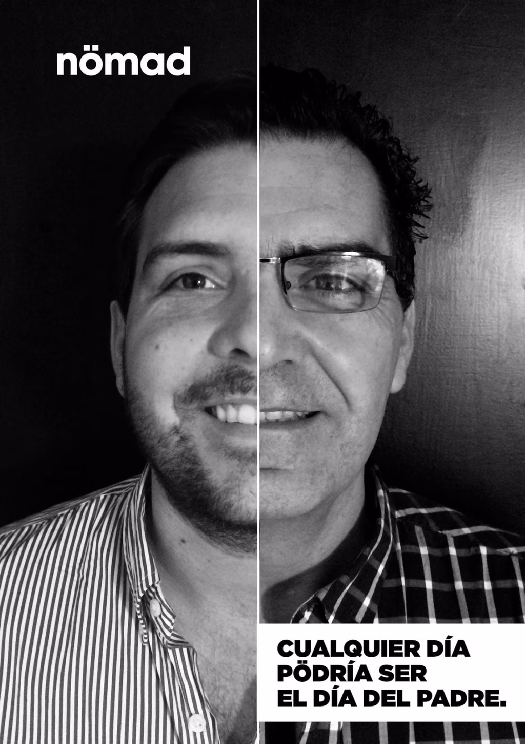 Gráfica de Nömad homenajeando a los padres con motivo del Día del Padre