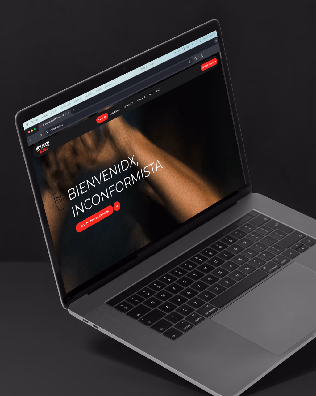 Web corporativa para gimnasio
