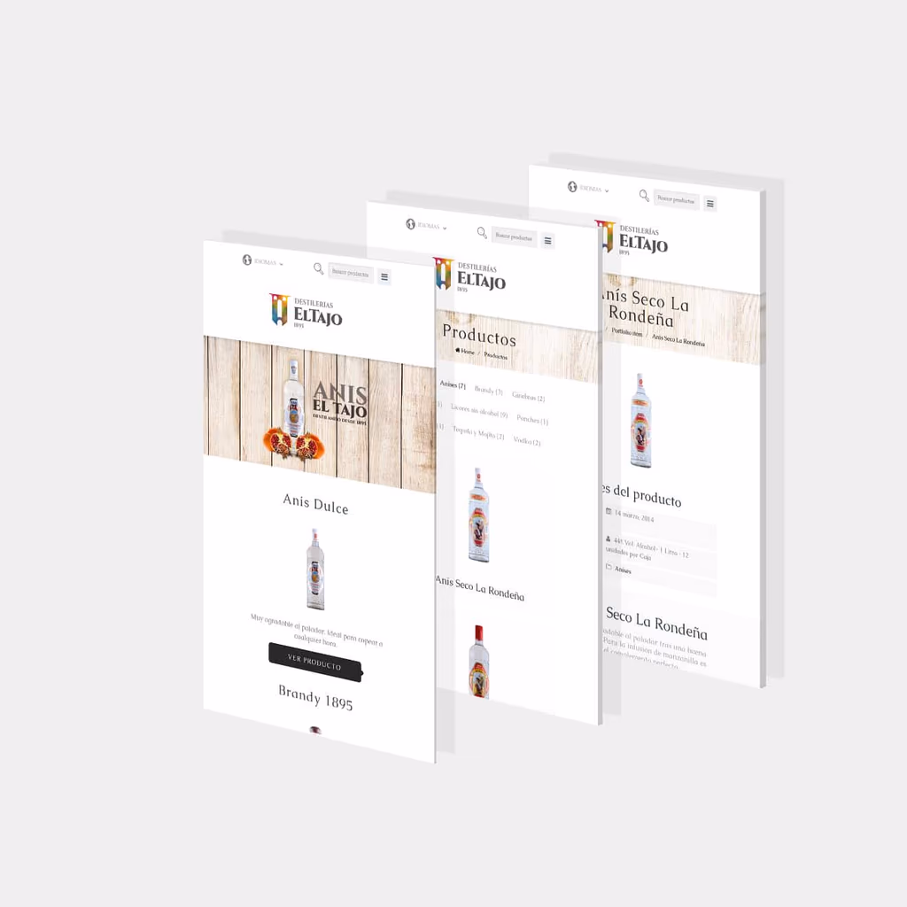 Web catalogo