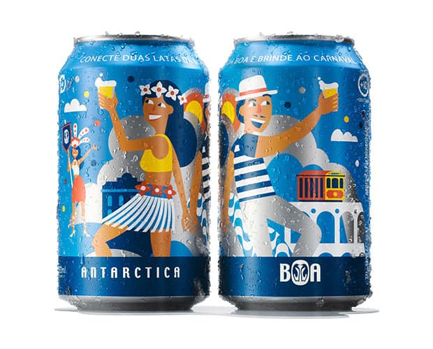 diseño cerveza antarctica