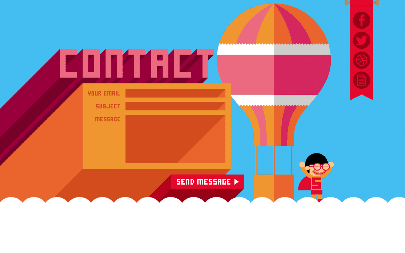 diseño gráfico currículo Robby Leonardi