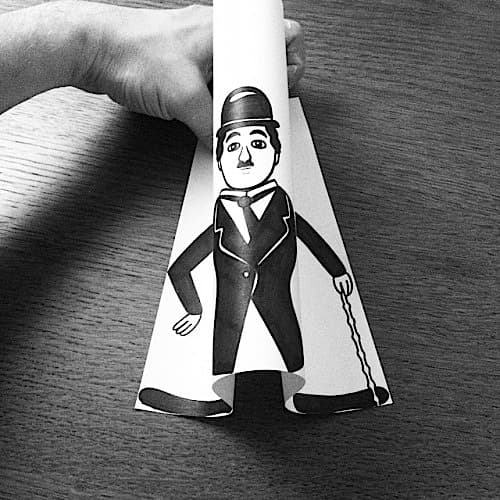 Ilustración tridimensional en papel del artista danés HuskMitNavn