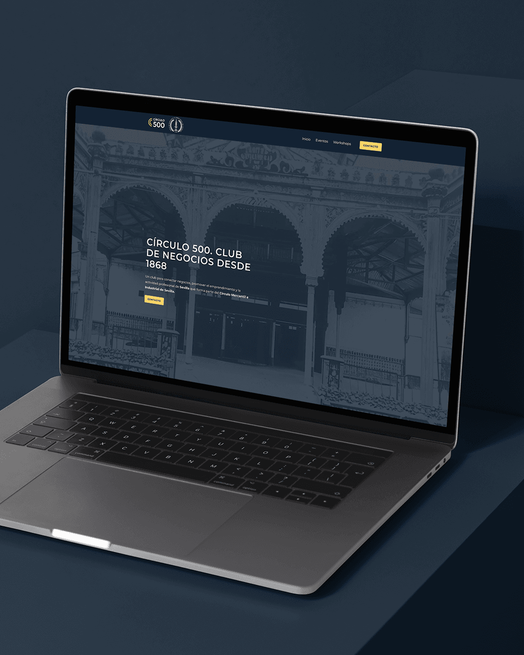 Web corporativa para club empresarial