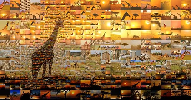 Mosaico urbano creado por Charis Tsevis con más de cien fotografías
