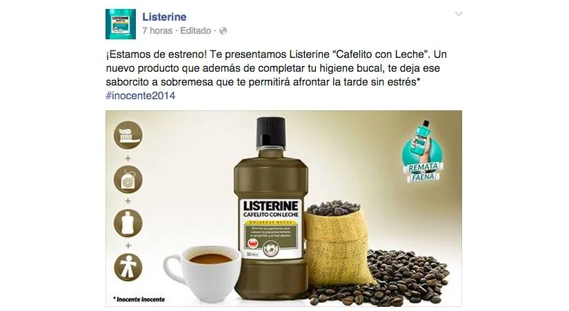 Día de los inocentes por las marcas