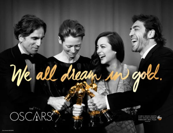 imagen destacada del post Los actores “sueñan en oro” para la nueva campaña de los Oscars